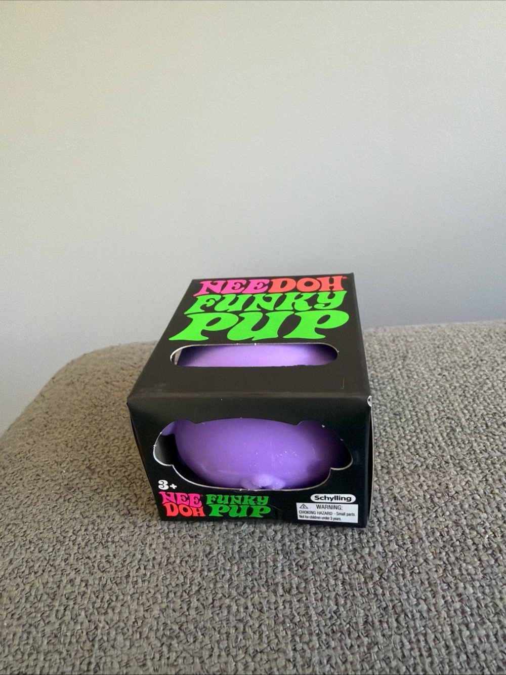 Squeeze NeeDoh Funky Pup Purple Stress Ball Toy